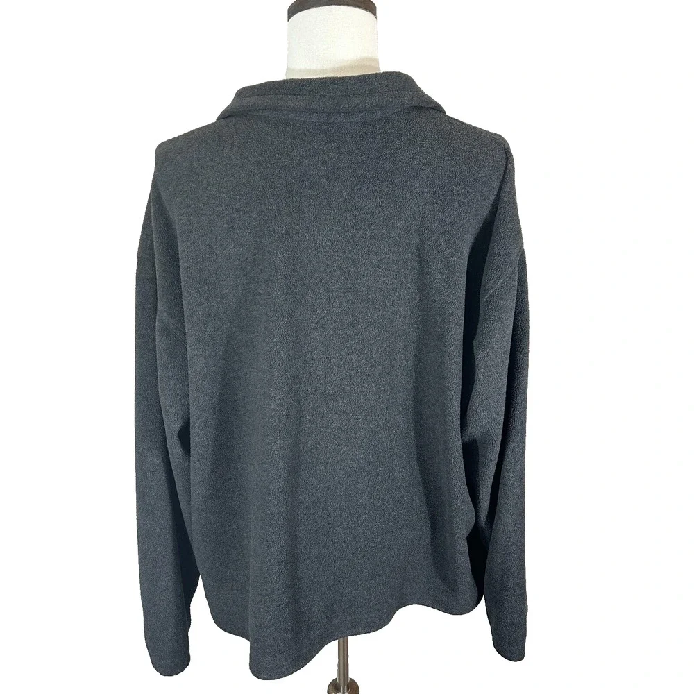 Columbia‎ Jacket Mens XXL Gray Fleece Full Zip Steens Mountain Zip Pockets
